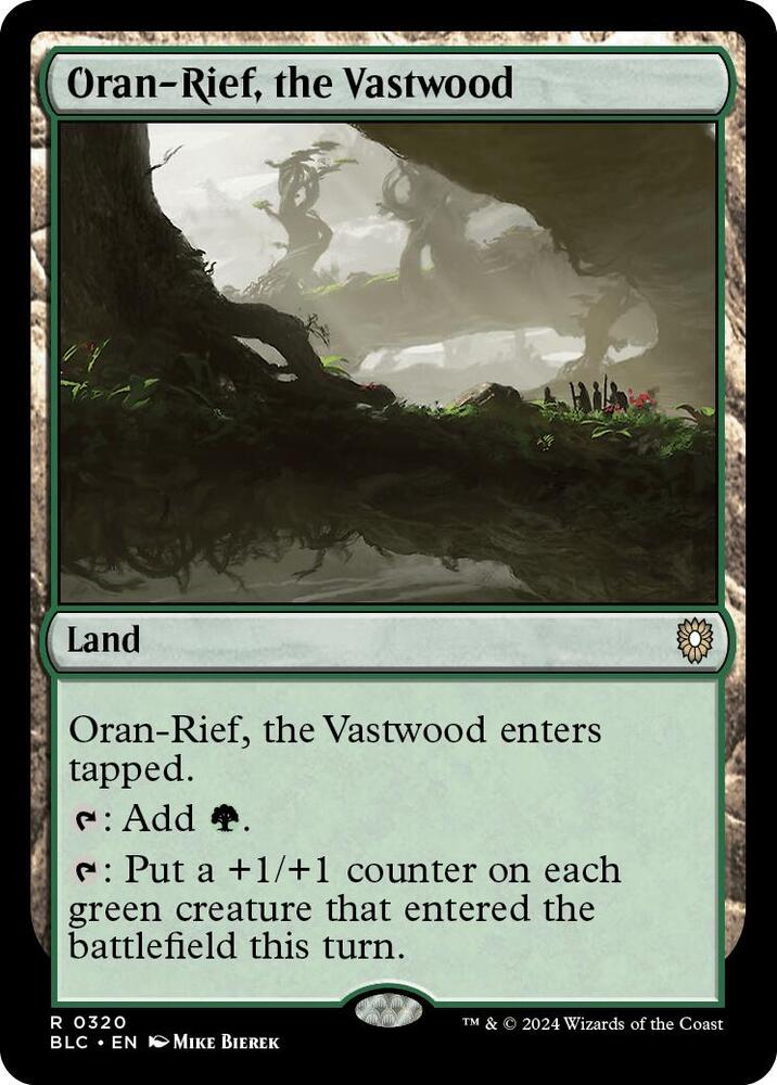 Oran-Rief, the Vastwood 320 card from Commander: Bloomburrow
