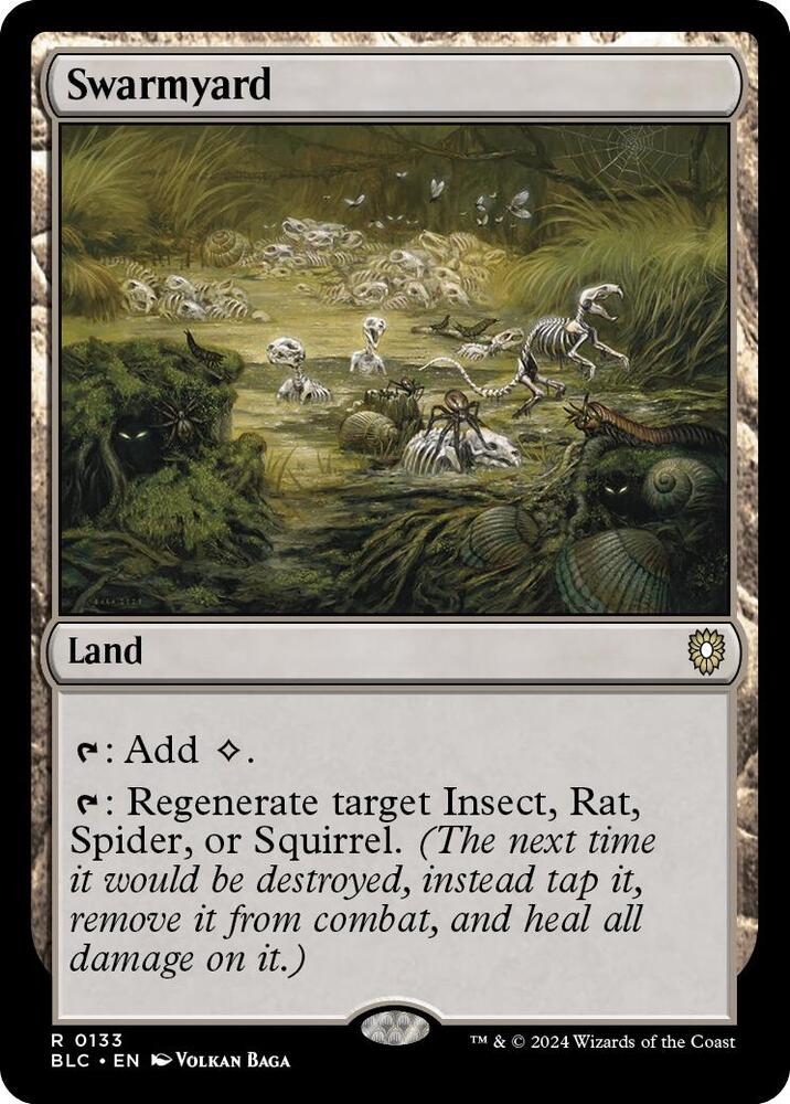 Swarmyard 133 card from Commander: Bloomburrow