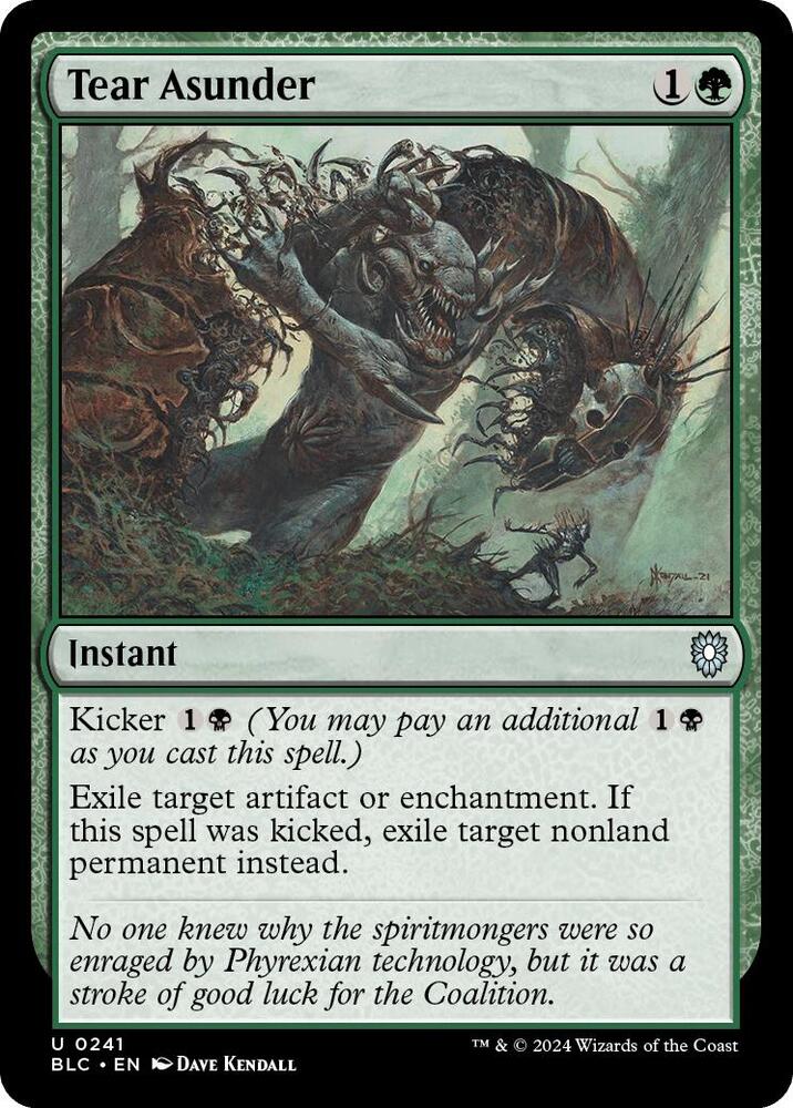 Tear Asunder 241 card from Commander: Bloomburrow