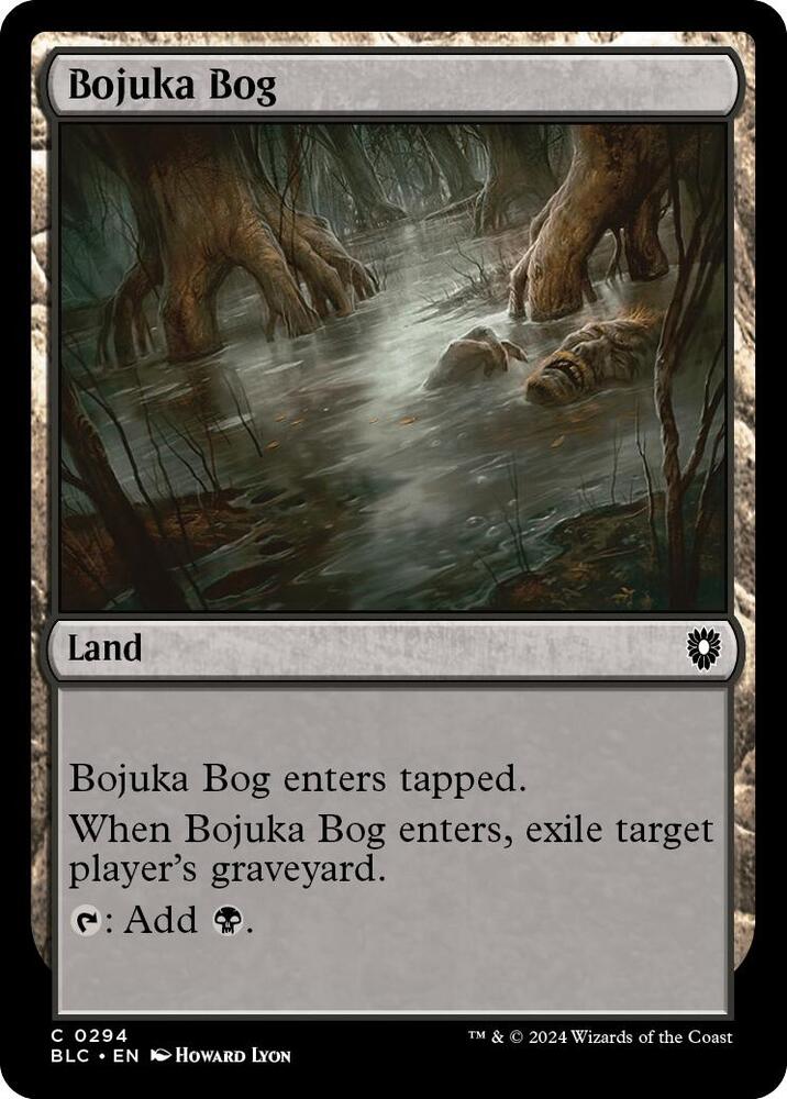 Bojuka Bog 294 card from Commander: Bloomburrow