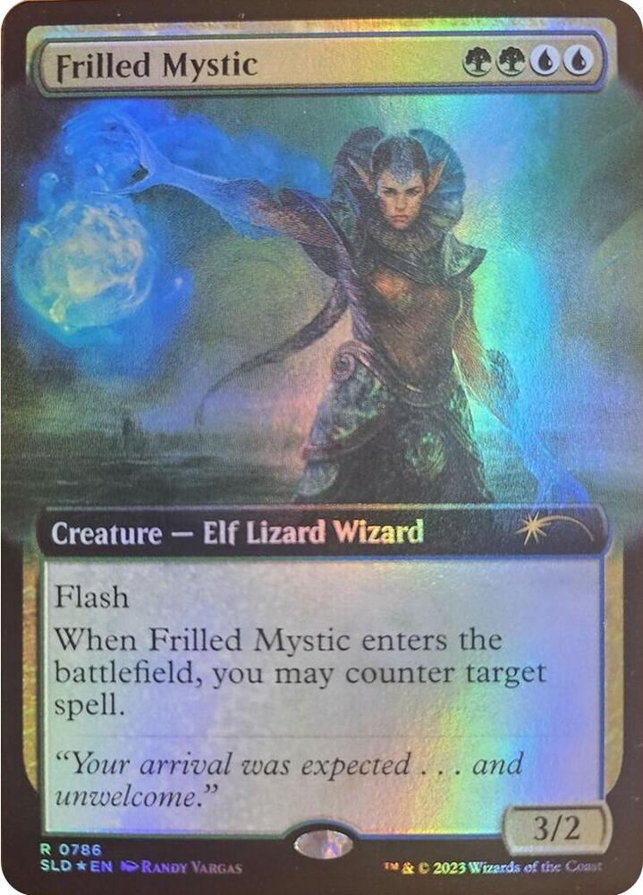 Frilled Mystic (Extended Art) 786 card from Secret Lair Drop Series