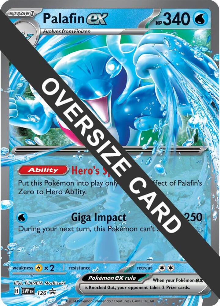 Palafin ex 126 card from Jumbo Cards