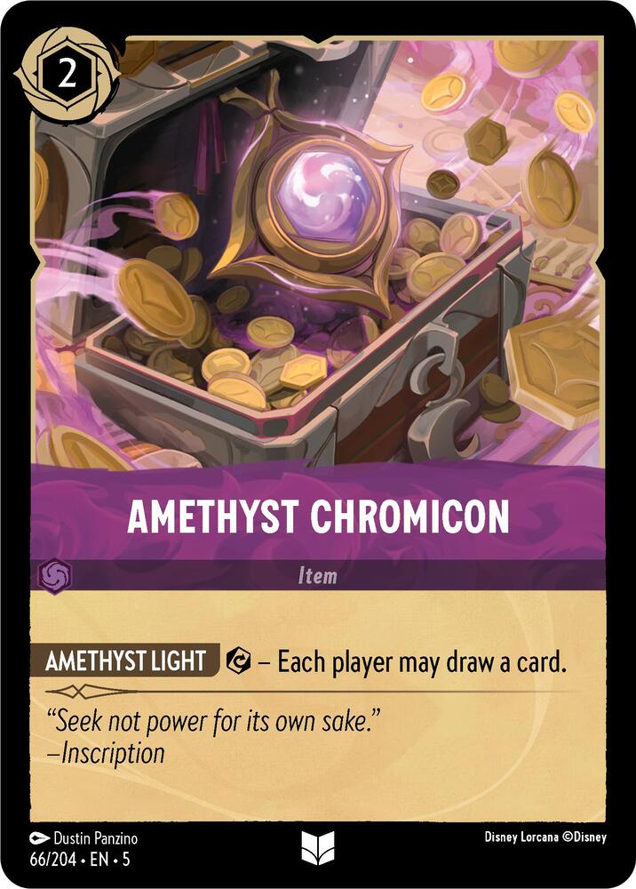 Amethyst Chromicon 66/204 card from Shimmering Skies