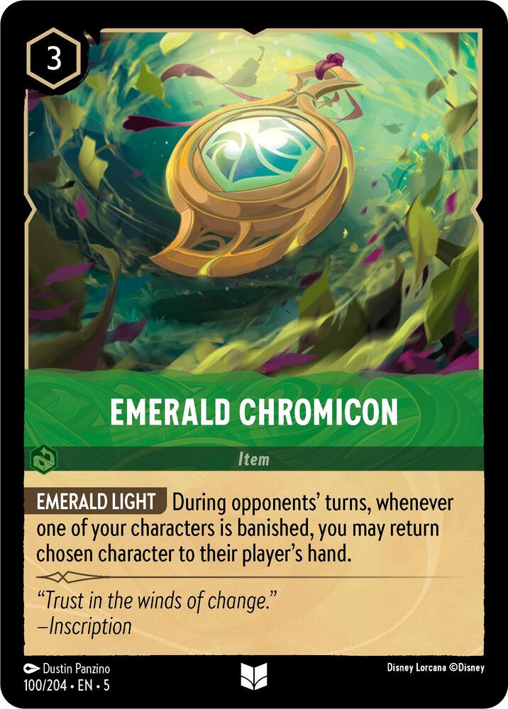 Emerald Chromicon 100/204 card from Shimmering Skies