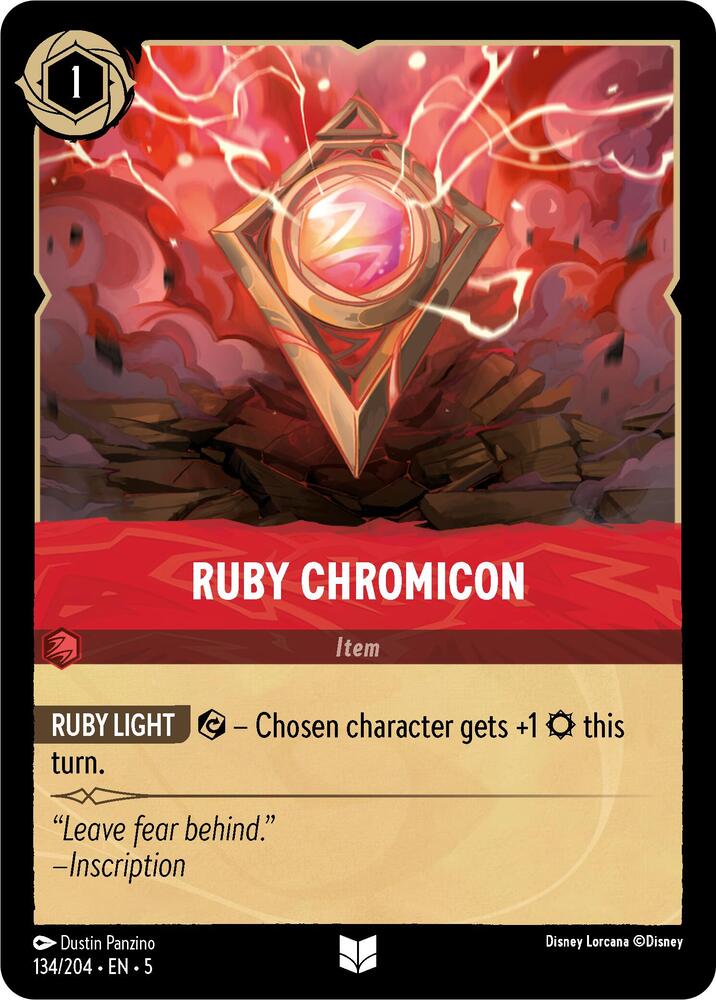 Ruby Chromicon 134/204 card from Shimmering Skies