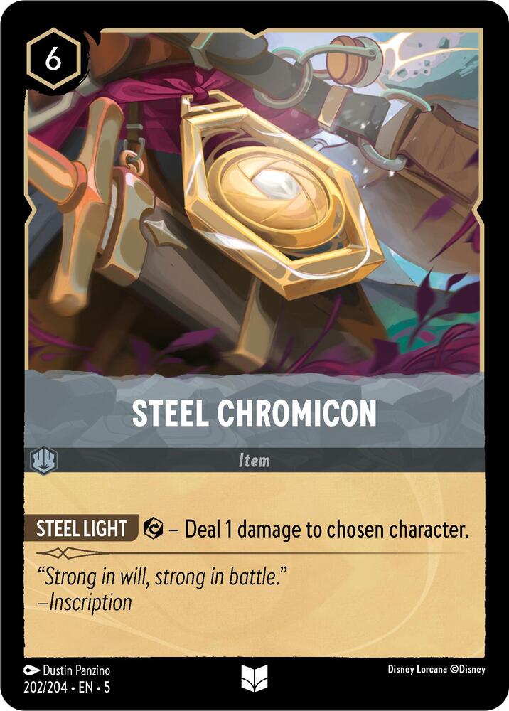 Steel Chromicon 202/204 card from Shimmering Skies