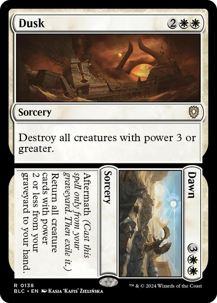 Dusk // Dawn 138 card from Commander: Bloomburrow