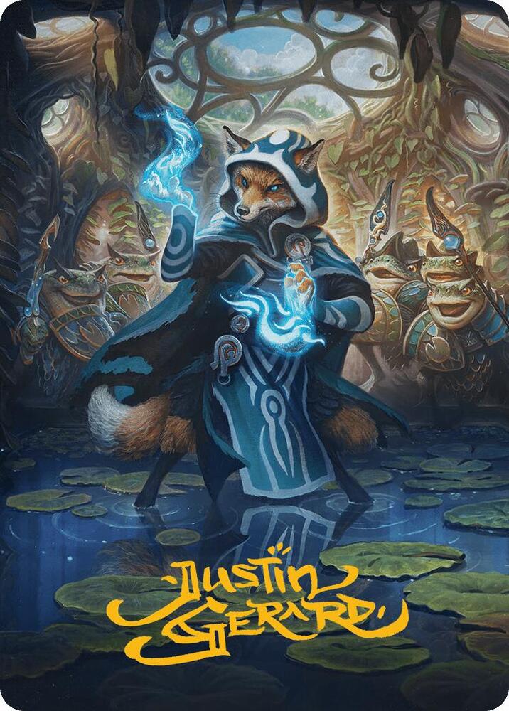 Jace, the Mind Sculptor Art Card (Gold-Stamped Signature) 49 card from Art Series: Bloomburrow