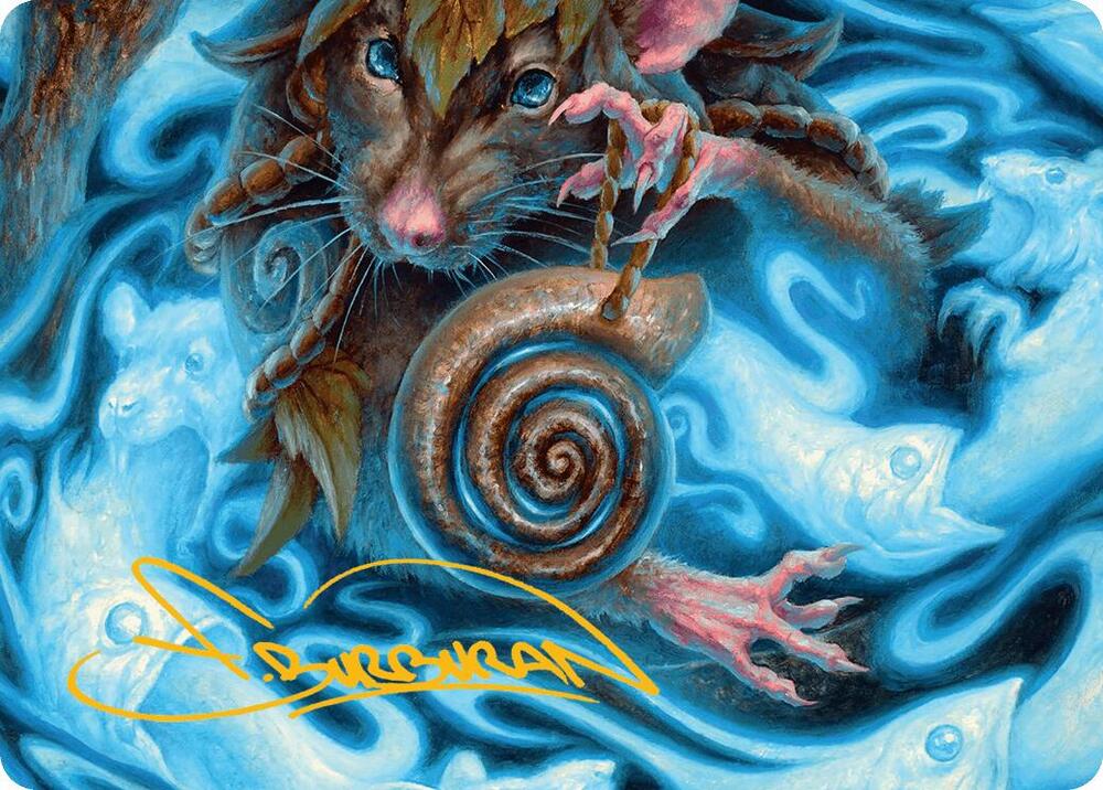 Mind Spiral Art Card (Gold-Stamped Signature) 8 card from Art Series: Bloomburrow