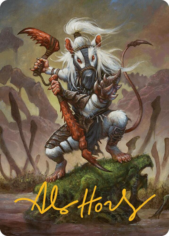 Ink-Eyes, Servant of Oni Art Card (Gold-Stamped Signature) 50 card from Art Series: Bloomburrow