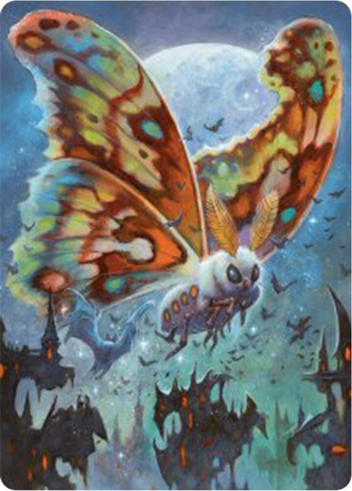 Luminous Broodmoth Art Card 48 card from Art Series: Bloomburrow