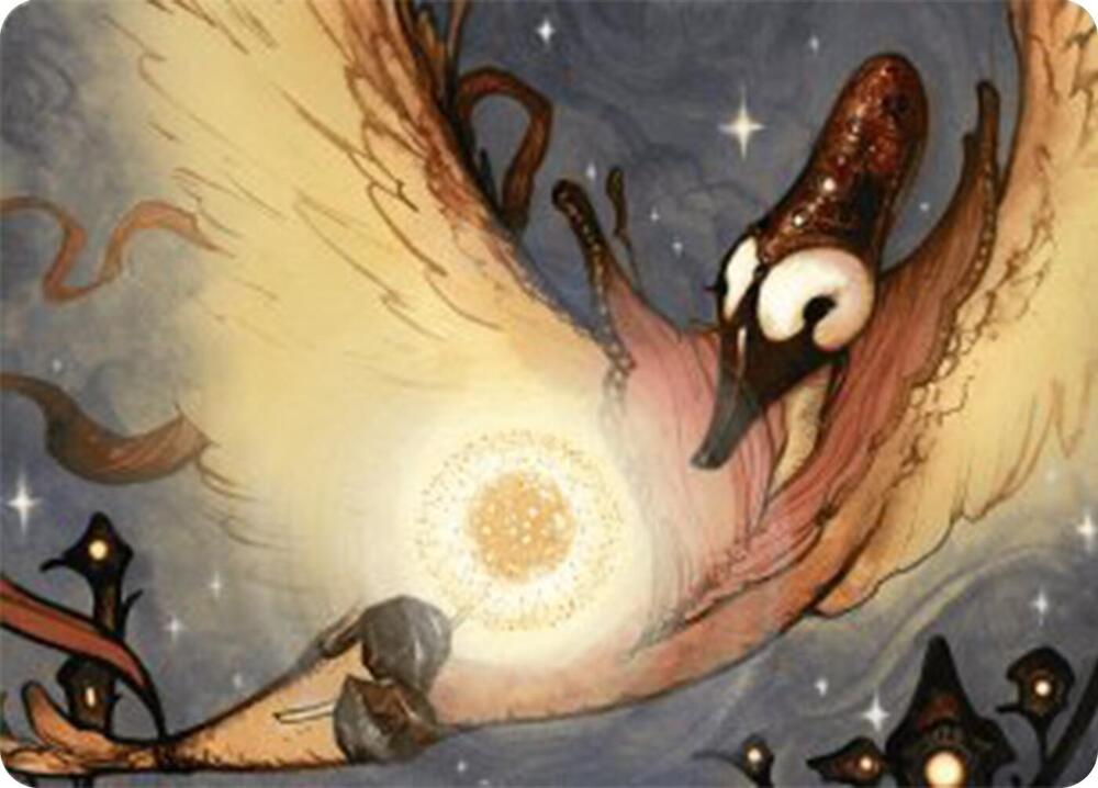 Salvation Swan Art Card 38 card from Art Series: Bloomburrow