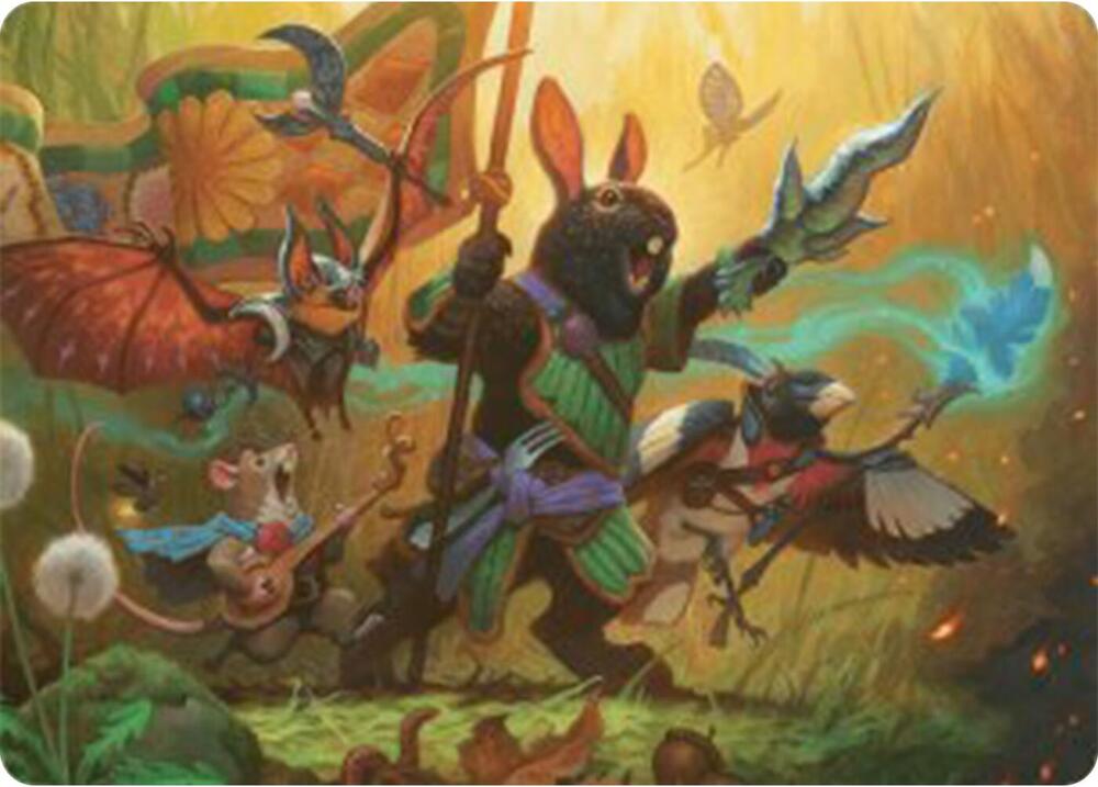 Valley Questcaller Art Card 4 card from Art Series: Bloomburrow