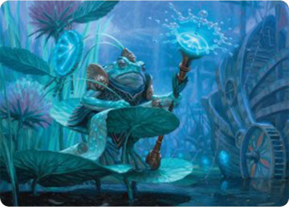 Dour Port-Mage Art Card 5 card from Art Series: Bloomburrow