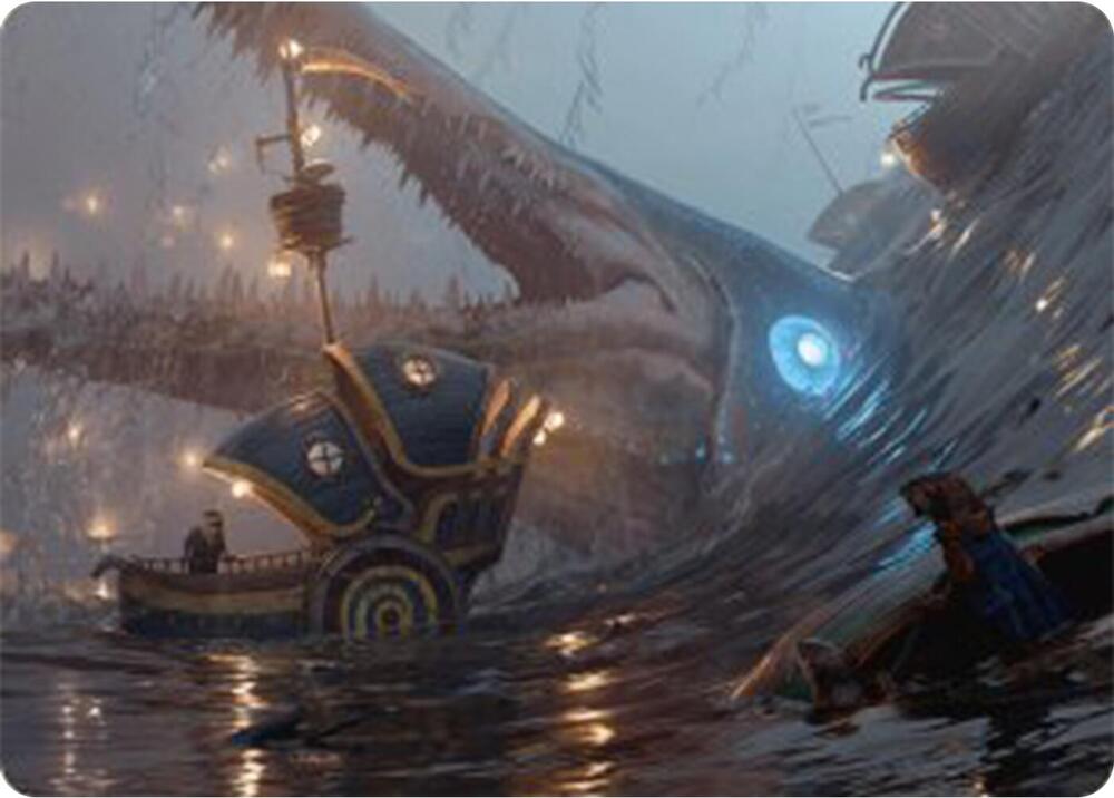 Eluge, the Shoreless Sea Art Card 6 card from Art Series: Bloomburrow
