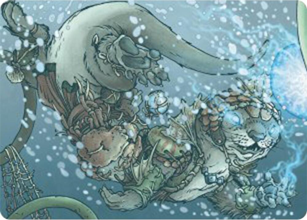 Kitsa, Otterball Elite Art Card 42 card from Art Series: Bloomburrow