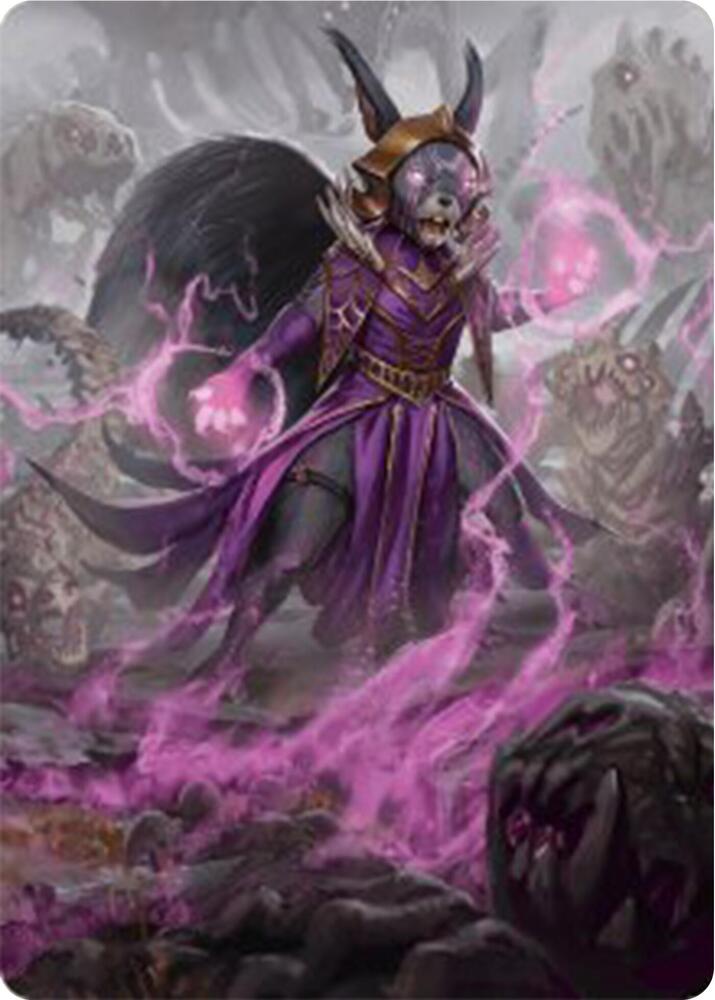 Liliana of the Dark Realms Art Card 51 card from Art Series: Bloomburrow