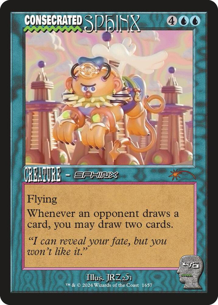Consecrated Sphinx 1657 card from Secret Lair Drop Series