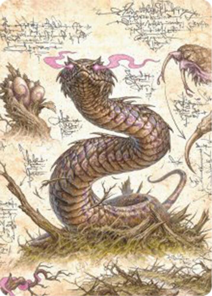 Rottenmouth Viper Art Card 36 card from Art Series: Bloomburrow