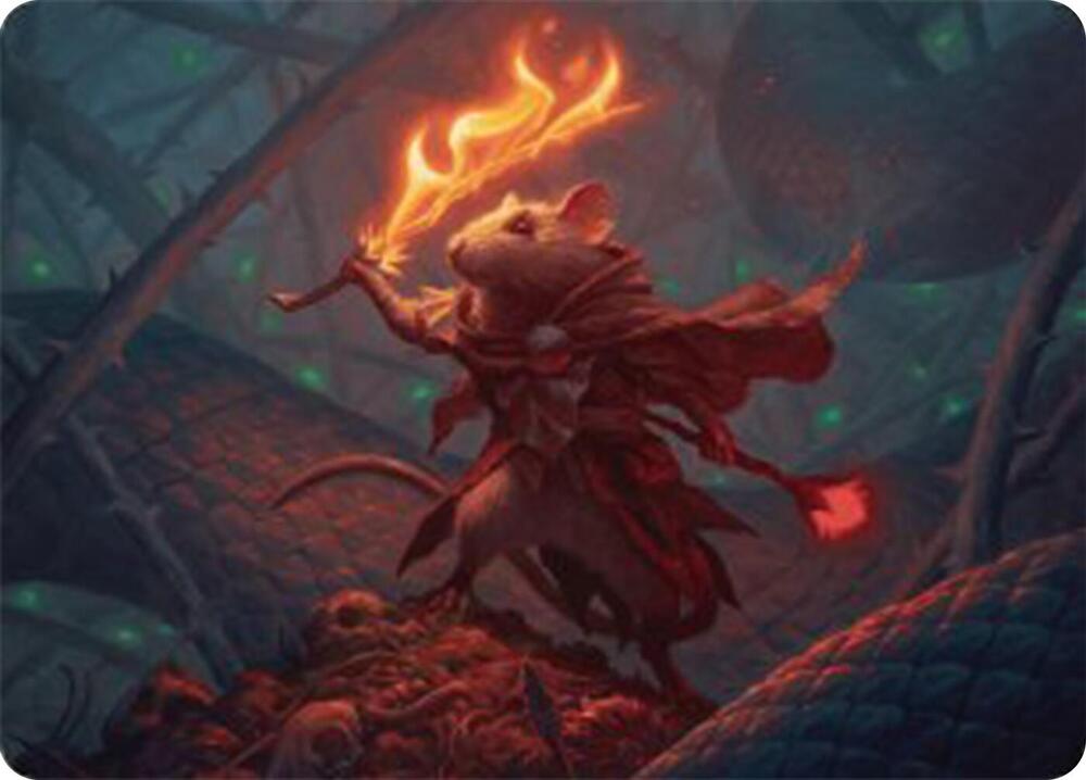 Emberheart Challenger Art Card 19 card from Art Series: Bloomburrow