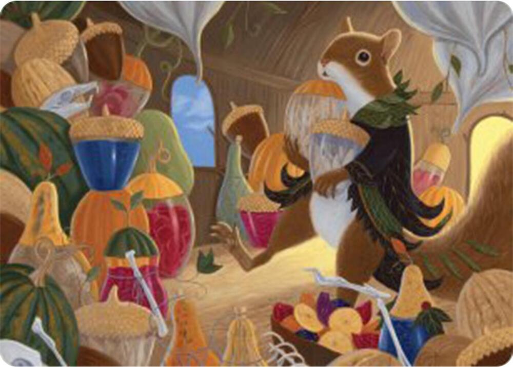 Stocking the Pantry Art Card 24 card from Art Series: Bloomburrow
