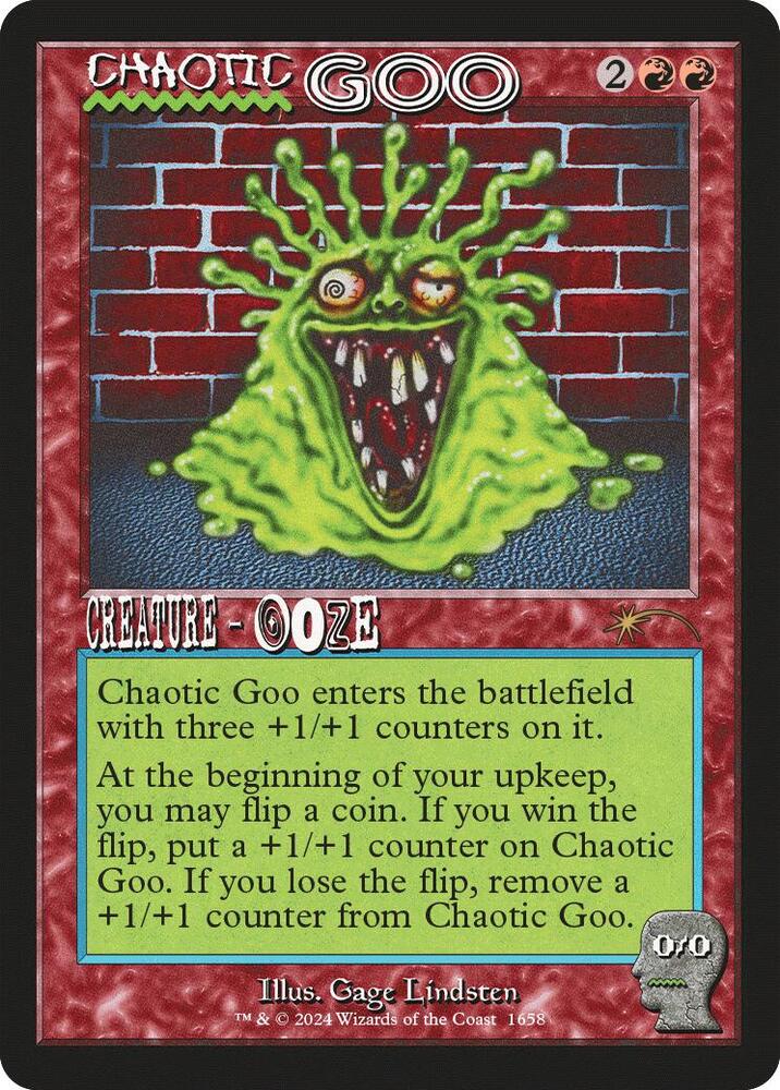 Chaotic Goo 1658 card from Secret Lair Drop Series