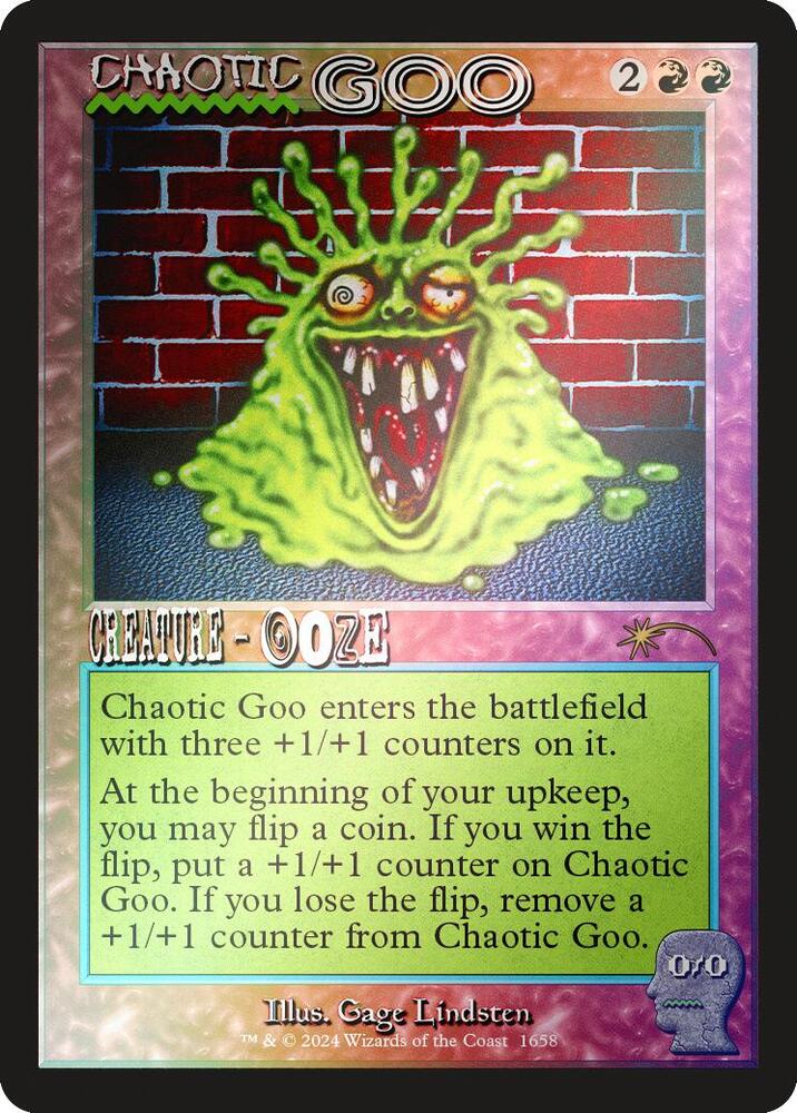 Chaotic Goo (Rainbow Foil) 1658 card from Secret Lair Drop Series