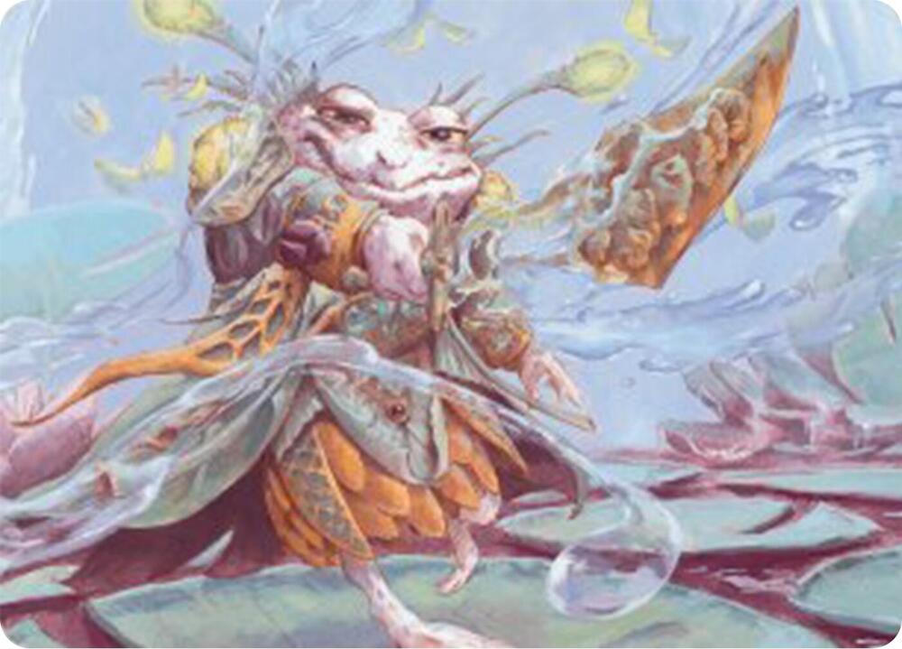 Glarb, Calamity's Augur Art Card 40 card from Art Series: Bloomburrow