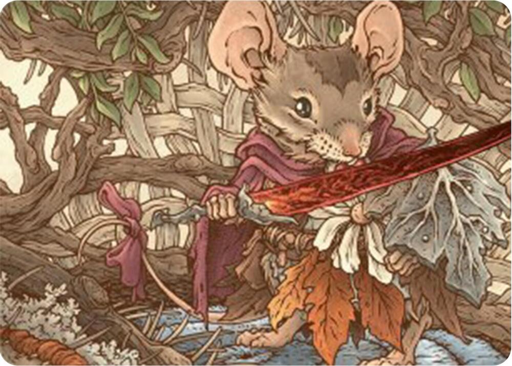 Mabel, Heir to Cragflame Art Card 45 card from Art Series: Bloomburrow
