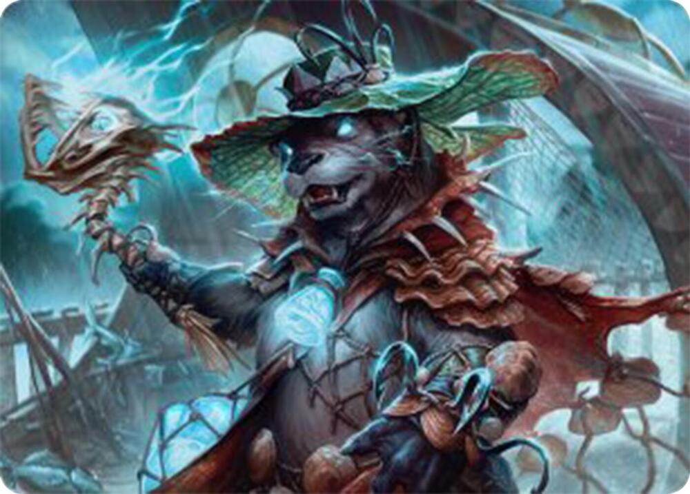 Tempest Angler Art Card 30 card from Art Series: Bloomburrow