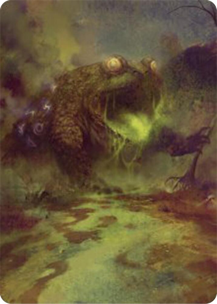 The Gitrog Monster Art Card 52 card from Art Series: Bloomburrow