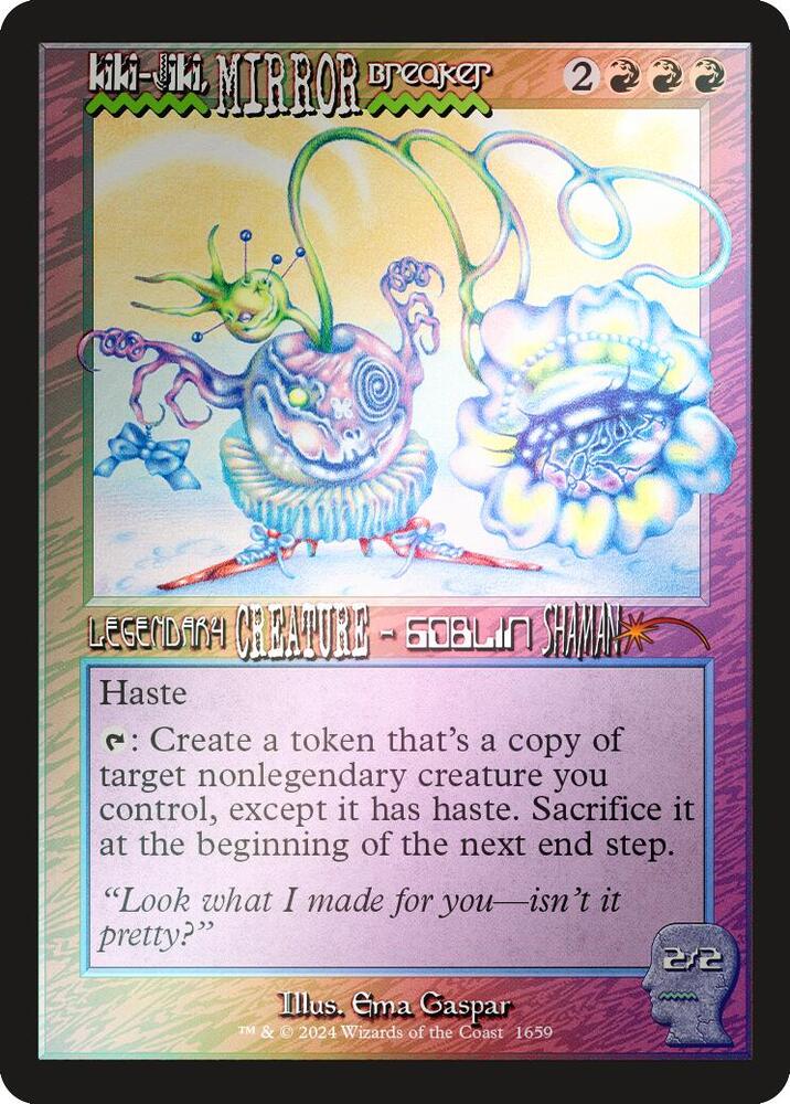 Kiki-Jiki, Mirror Breaker (Rainbow Foil) 1659 card from Secret Lair Drop Series