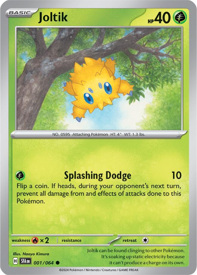 Joltik 001/064 card from SV: Shrouded Fable