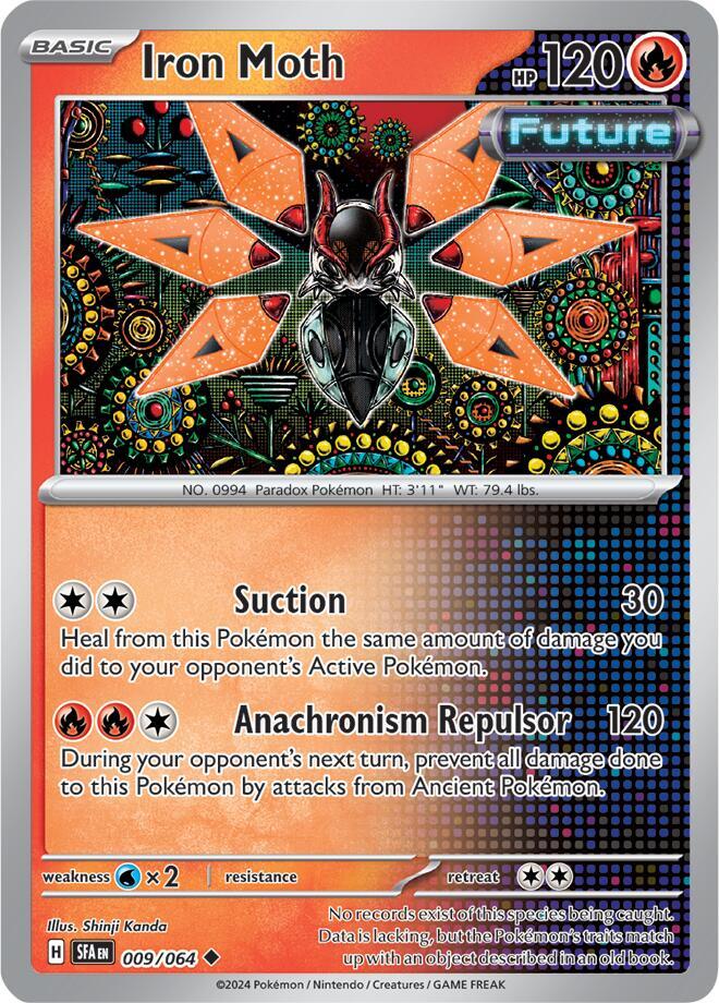 Iron Moth 009/064 card from SV: Shrouded Fable