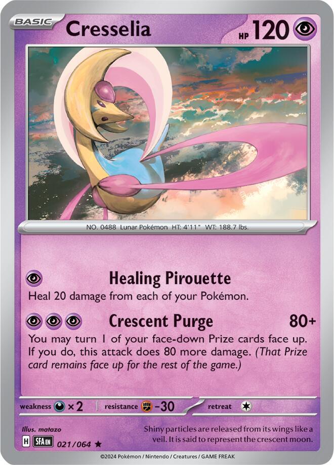 Cresselia 021/064 card from SV: Shrouded Fable