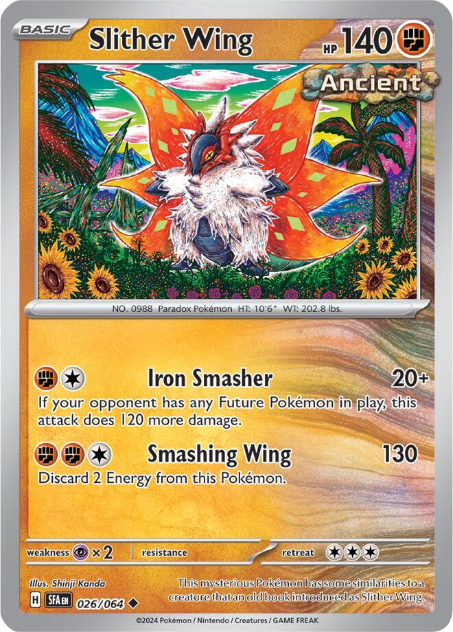 Slither Wing 026/064 card from SV: Shrouded Fable