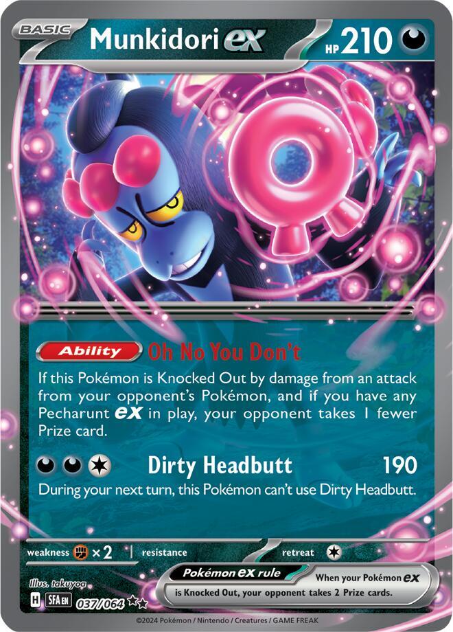 Munkidori ex 037/064 card from SV: Shrouded Fable