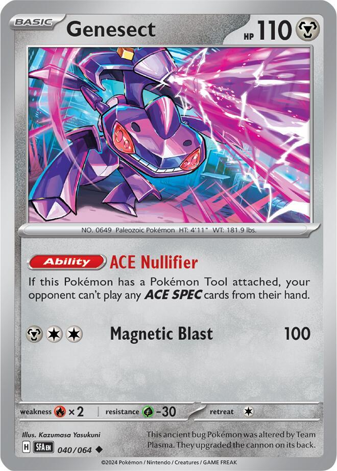 Genesect 040/064 card from SV: Shrouded Fable