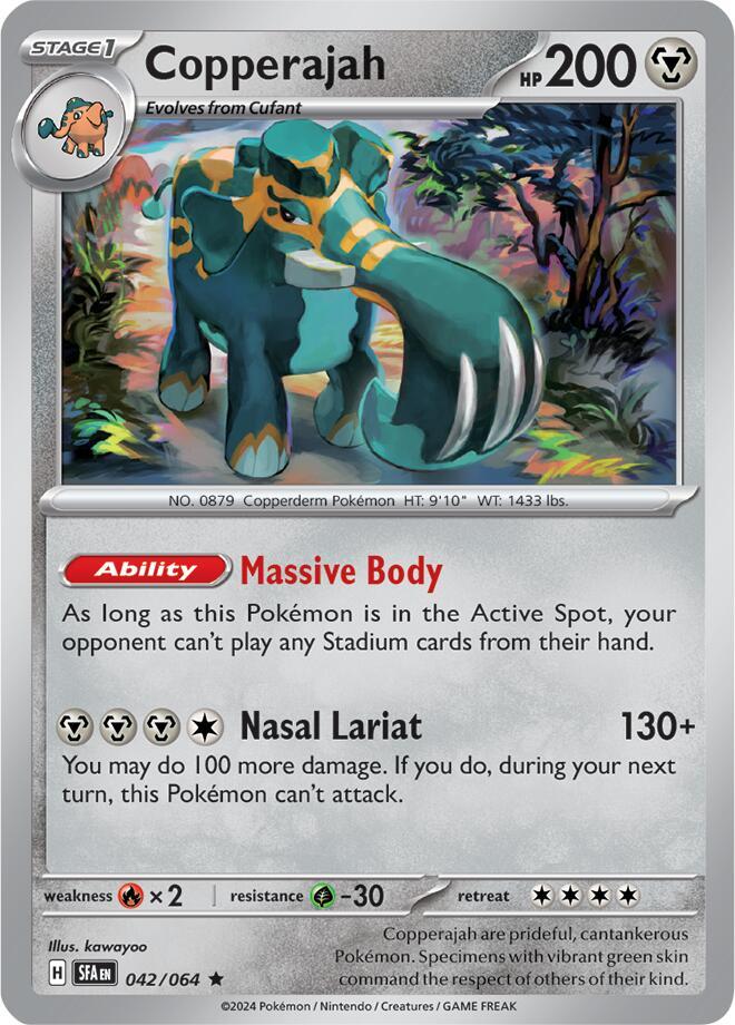 Copperajah 042/064 card from SV: Shrouded Fable