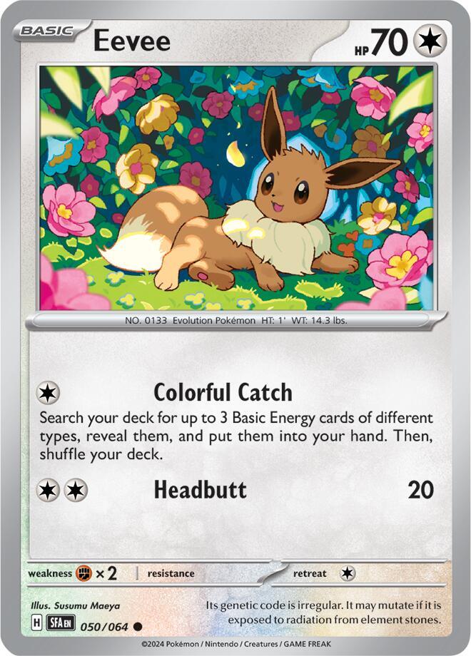 Eevee 050/064 card from SV: Shrouded Fable