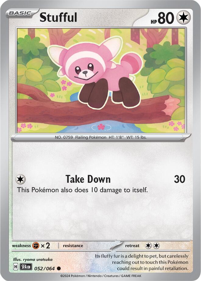 Stufful 052/064 card from SV: Shrouded Fable