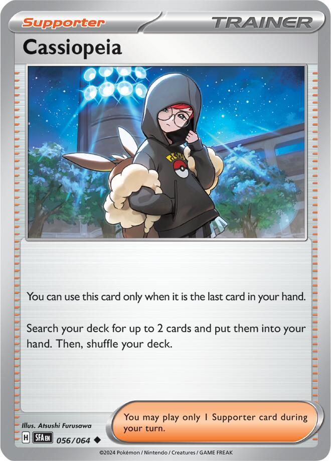 Cassiopeia 056/064 card from SV: Shrouded Fable