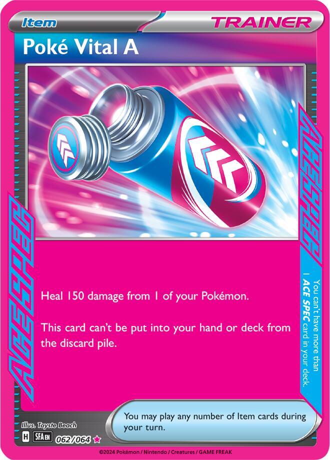 Poke Vital A 062/064 card from SV: Shrouded Fable