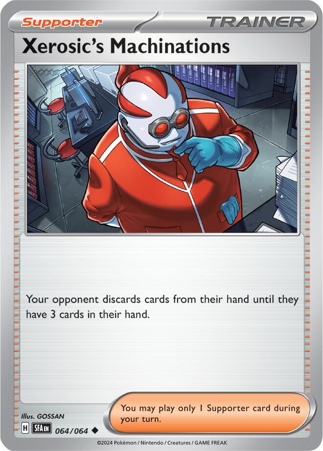 Xerosic's Machinations 064/064 card from SV: Shrouded Fable