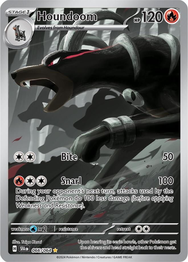Houndoom 066/064 card from SV: Shrouded Fable
