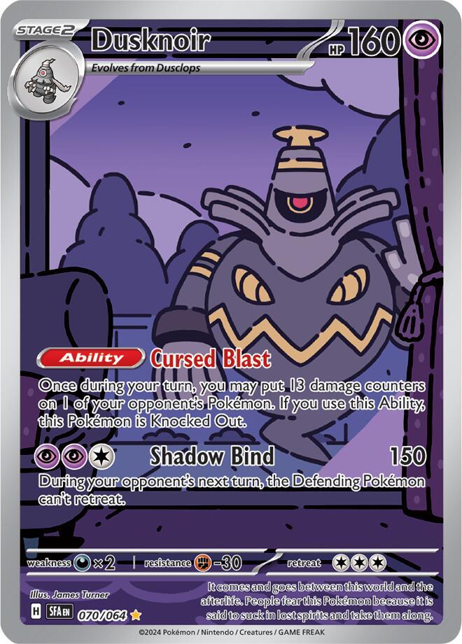 Dusknoir 070/064 card from SV: Shrouded Fable