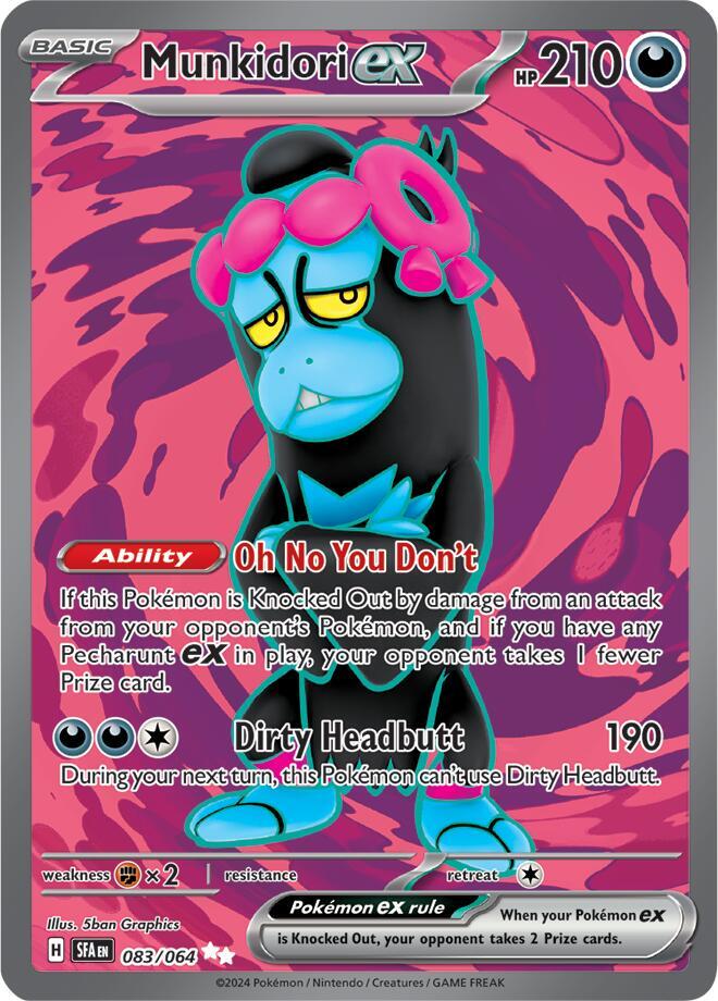 Munkidori ex 083/064 card from SV: Shrouded Fable