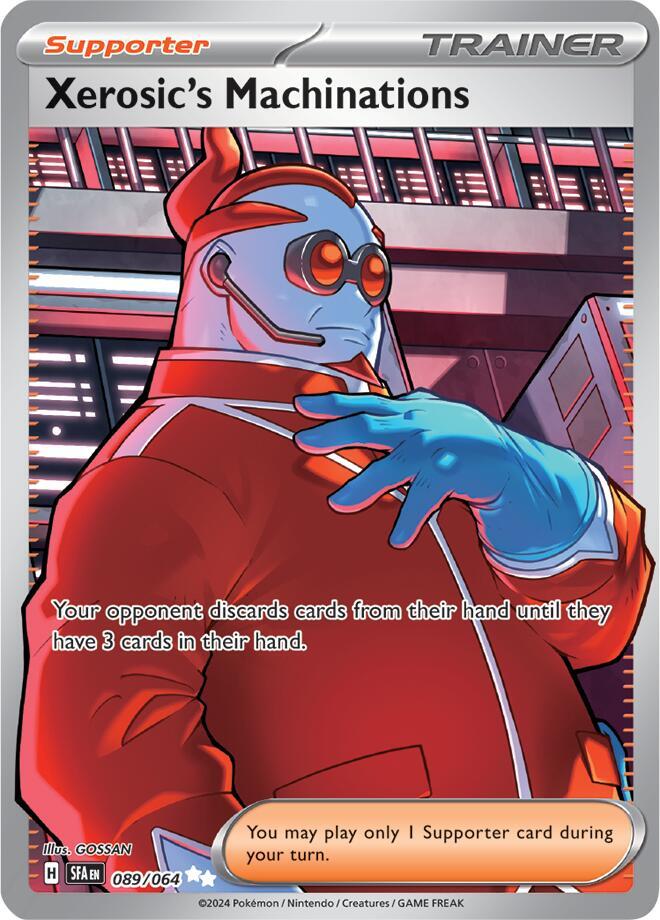 Xerosic's Machinations 089/064 card from SV: Shrouded Fable