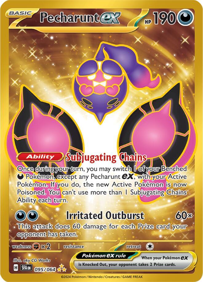 Pecharunt ex 095/064 card from SV: Shrouded Fable