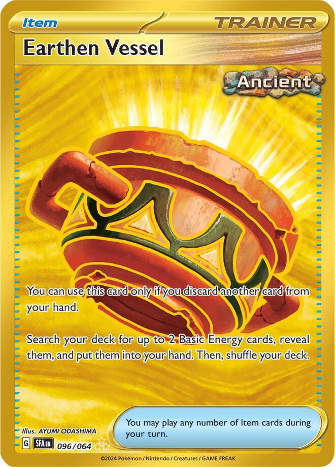 Earthen Vessel 096/064 card from SV: Shrouded Fable